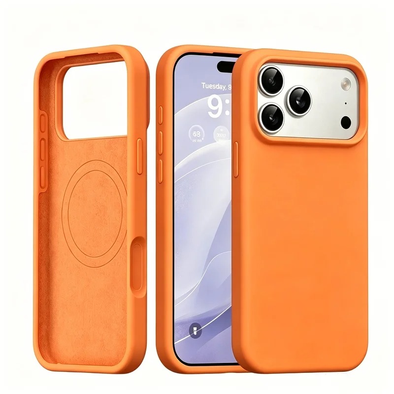 Liquid Silicone Magnetic Phone Case - Custodia in silicone liquido magnetico per