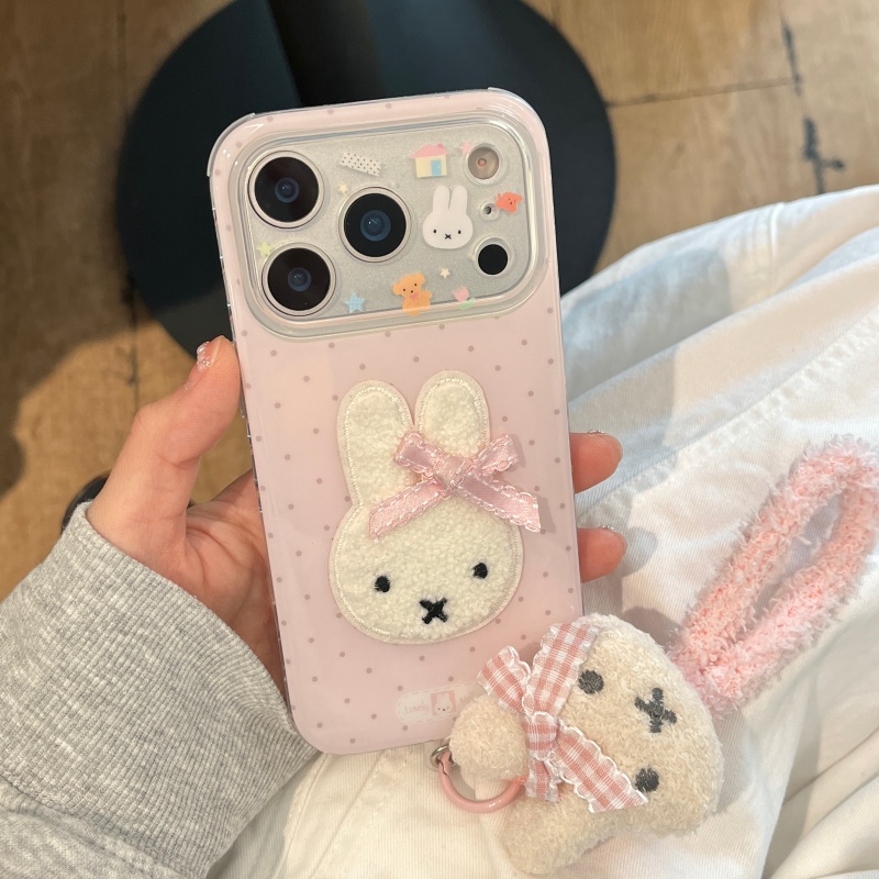 Cute Cartoon Wrist Strap Silicone Case - Custodia per Telefono Kawaii Carina con