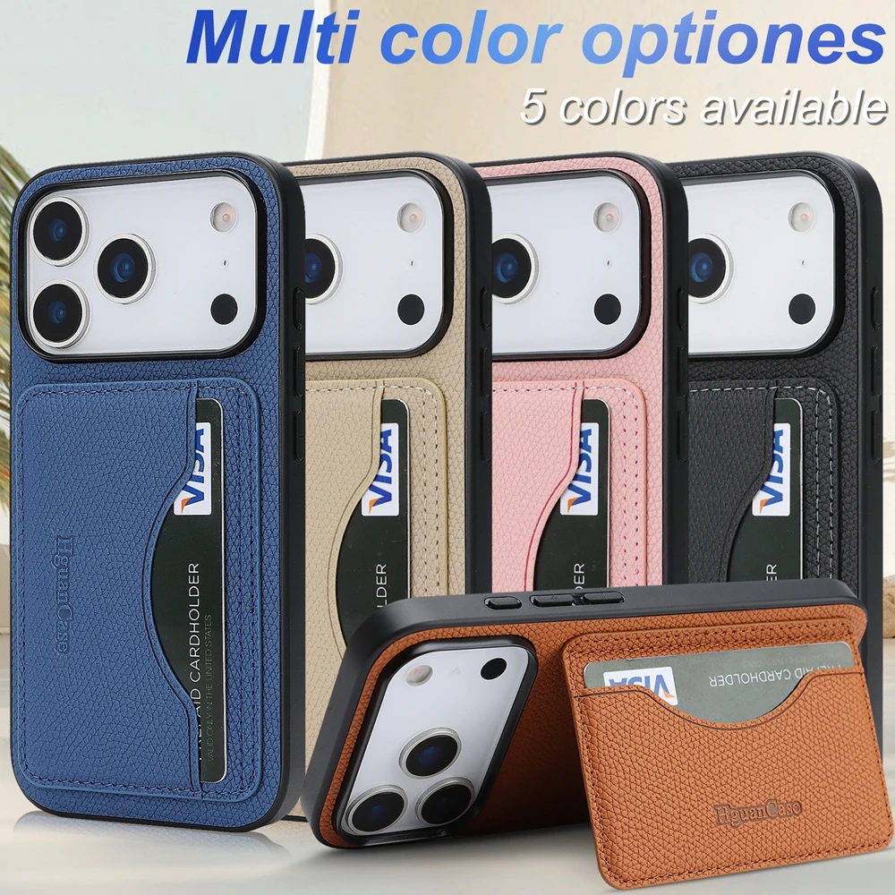 Custodia in pelle con portacar - Leather Wallet Card Holder Phone Cover recensione e prezzo