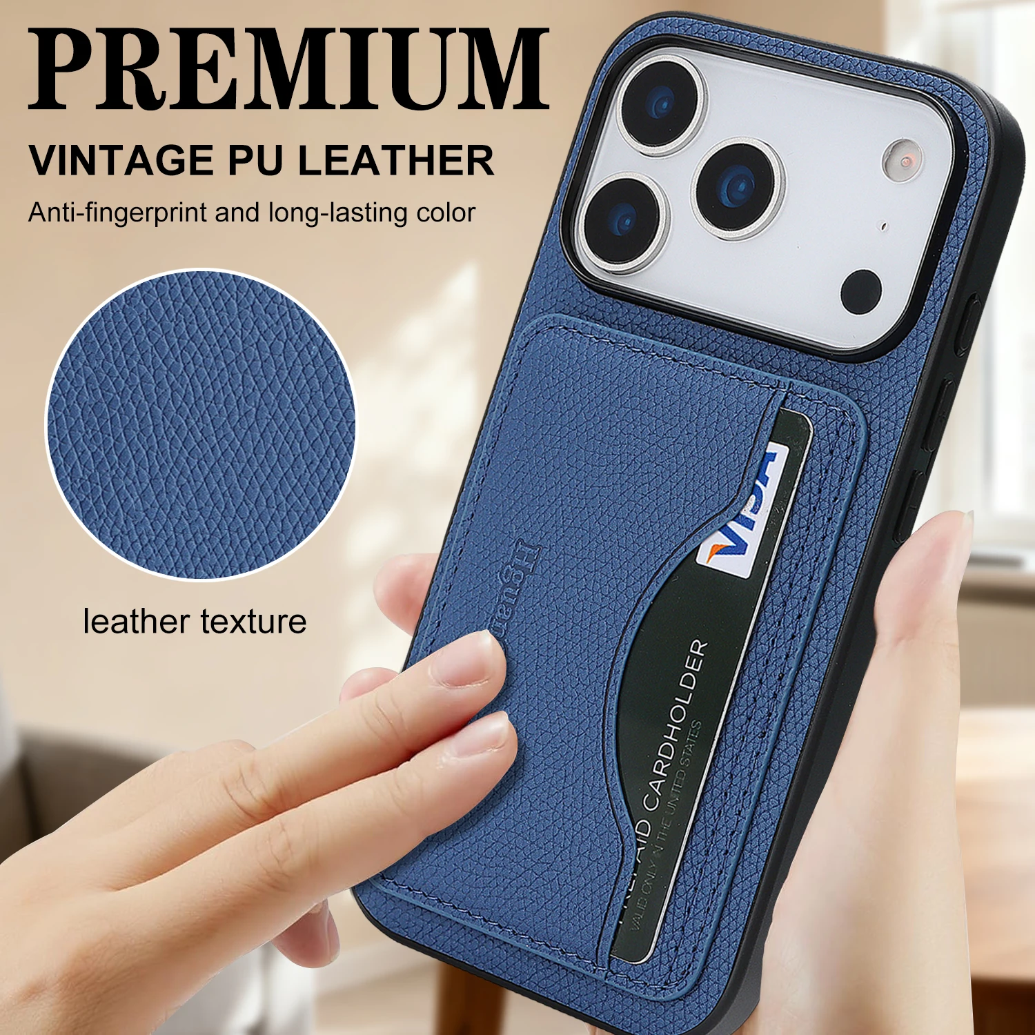 Custodia in pelle con portacar - Leather Wallet Card Holder Phone Cover recensione e prezzo