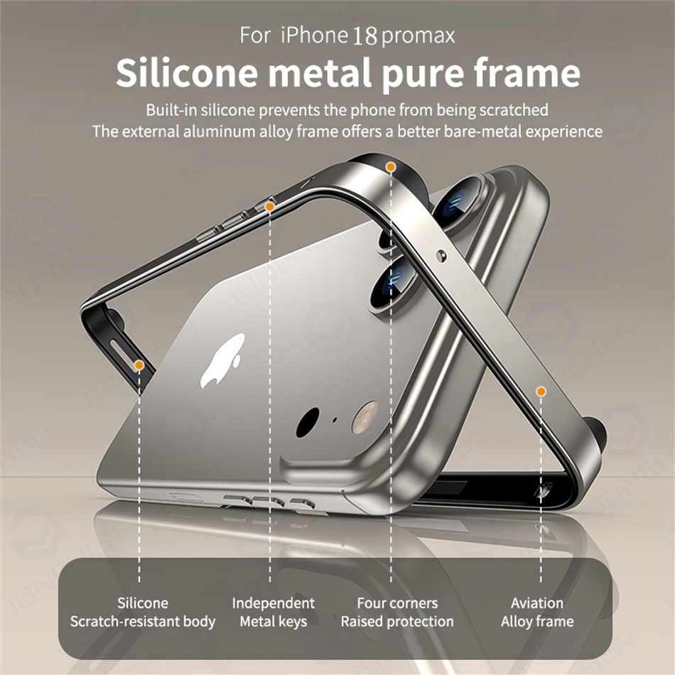Custodia ibrida leggera in sil - Metal Bumper Aluminum Frame Case recensione e prezzo